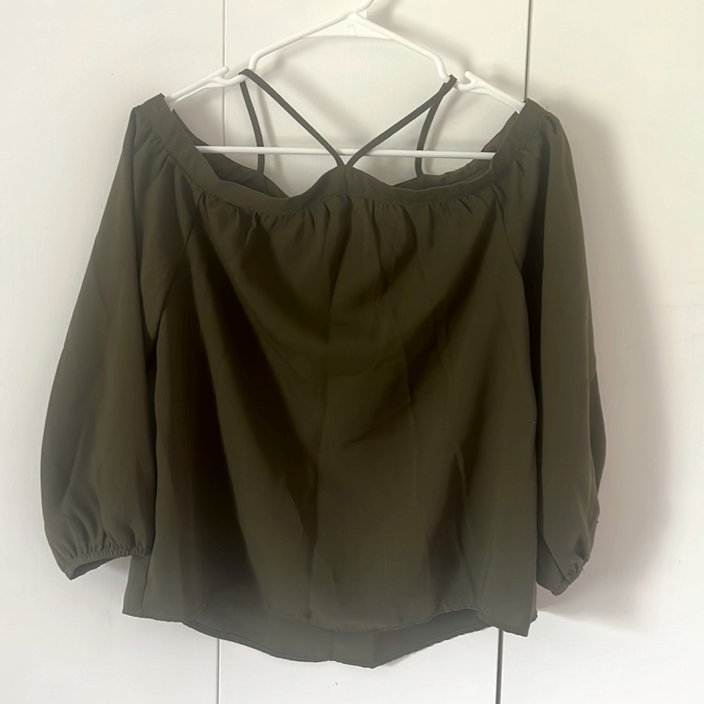 Gianni Bini girls quarter length dressy shirt